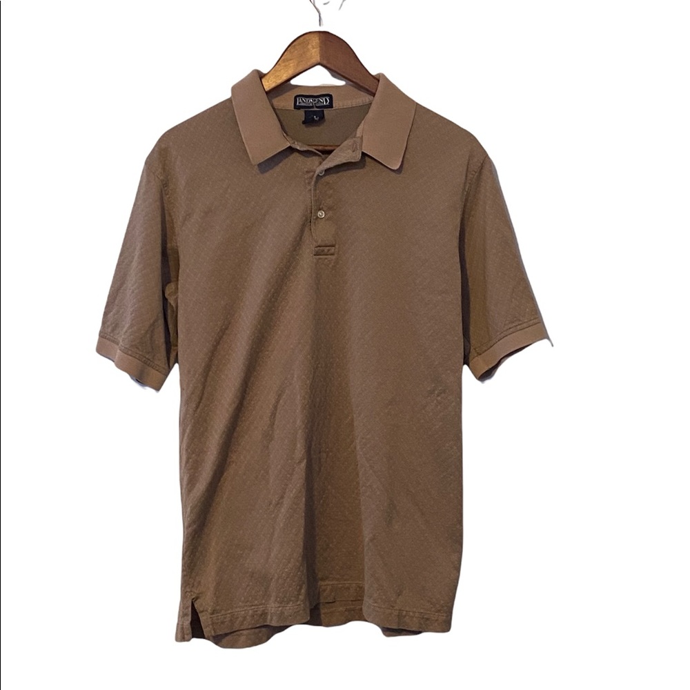 Men’s short sleeve Comfort first mesh polo short Lands’ ends